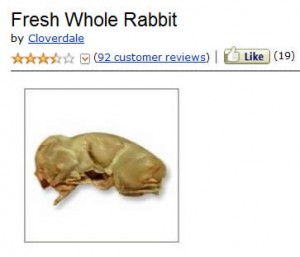 Fresh Whole Rabbit